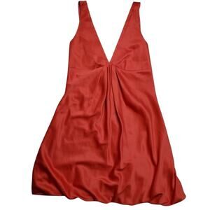 Arden B Y2K Red Satin Bubble Dress Size: S